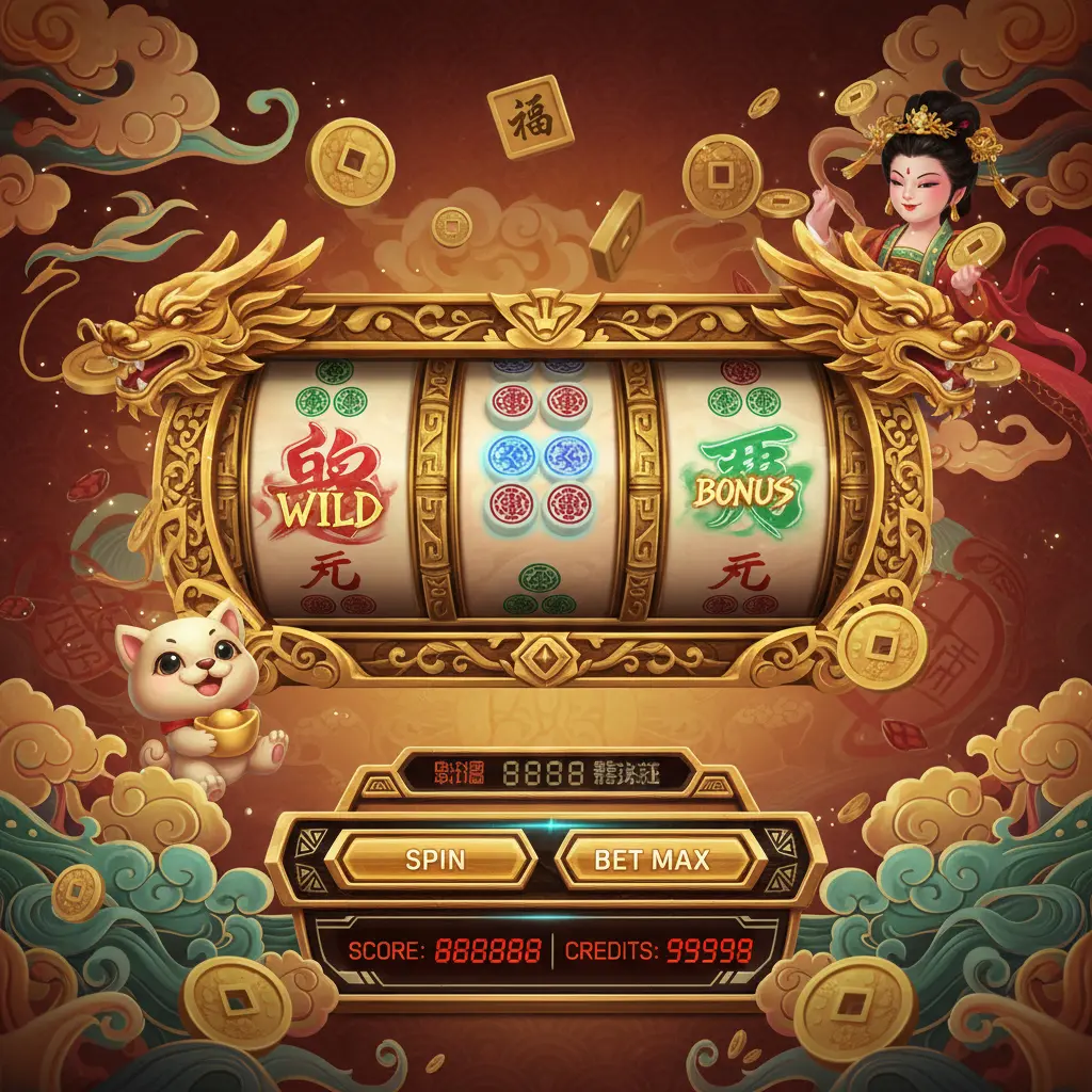 線上老虎機 - 麻將遊戲