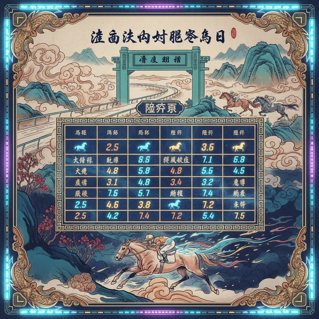 賠率表 - 維多利亞打吡賽馬日