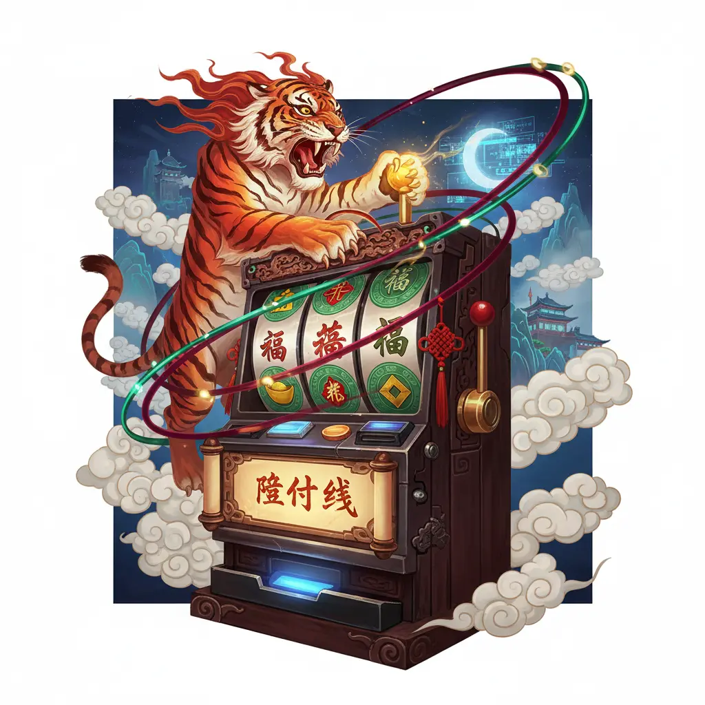 單手跳高高老虎機 - 賠付線