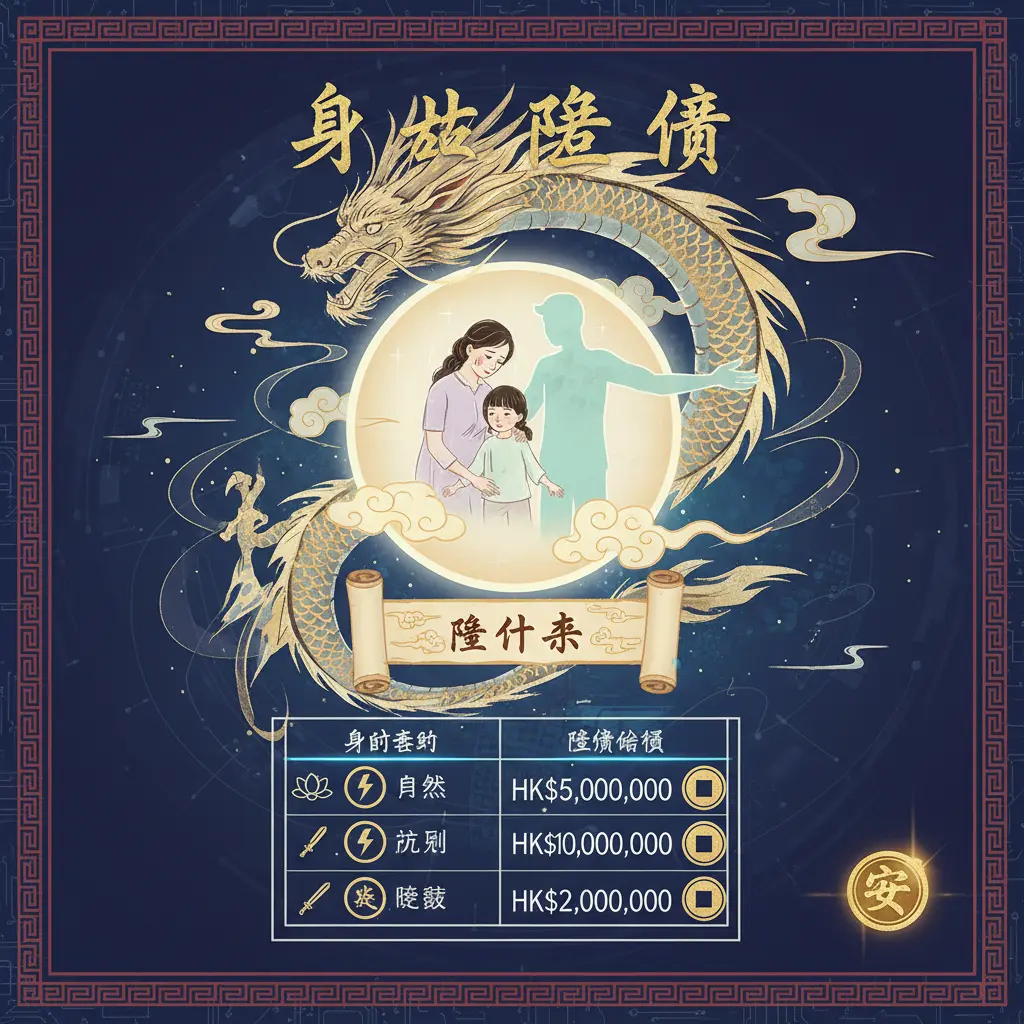 賠付表 - 身故賠償